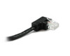 15CM Right Angle CAT6 UTP Extension Dongle in Black