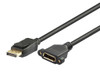 0.85M Displayport Panel Mount Cable