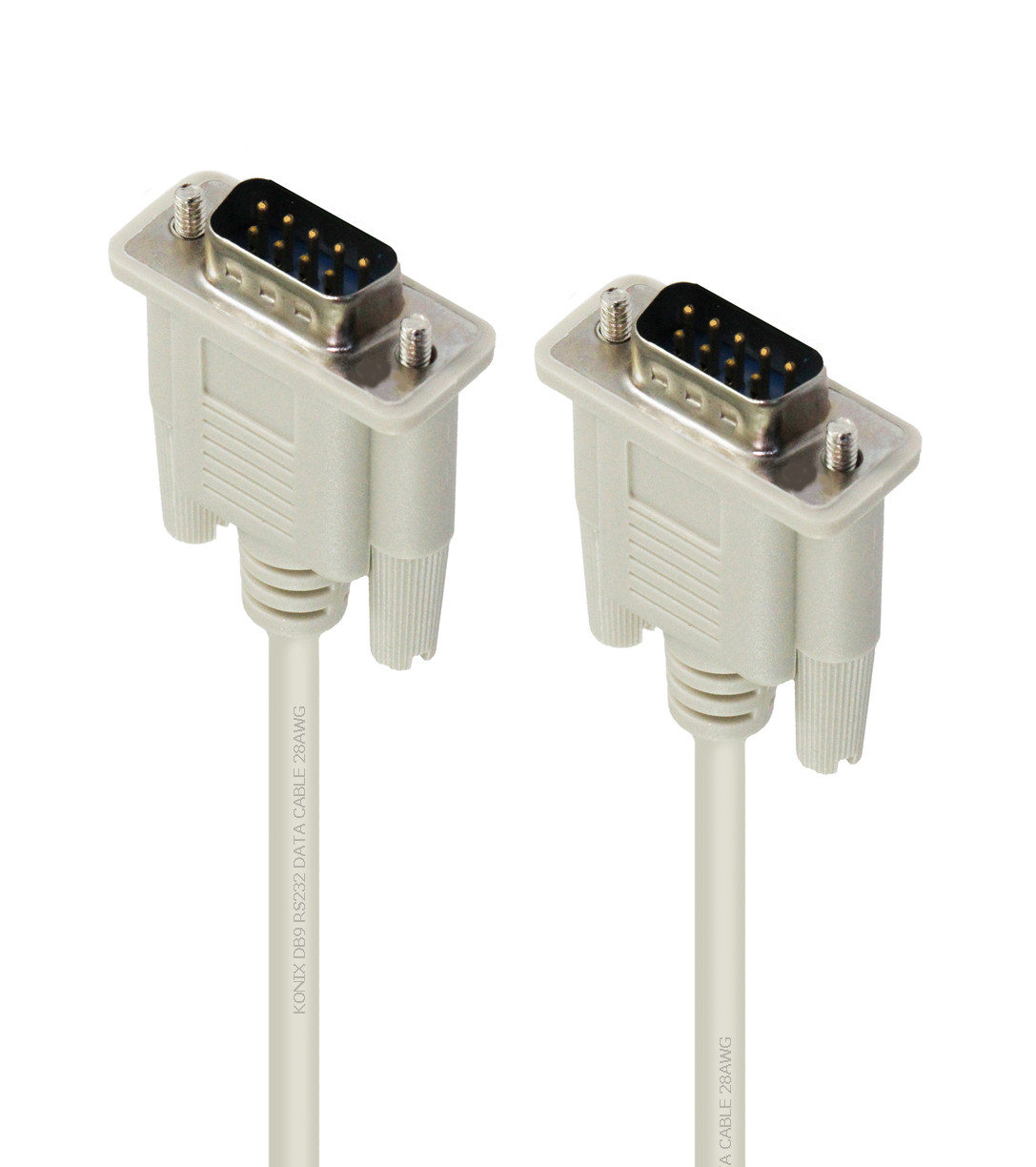 Db9m 2M DB9M to DB9M RS232 Serial Data Cable - www.cablestogo.com.au