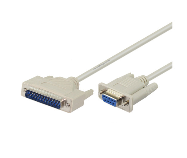 5M Serial Printer Cable for Receipt Printers ( Null Modem )