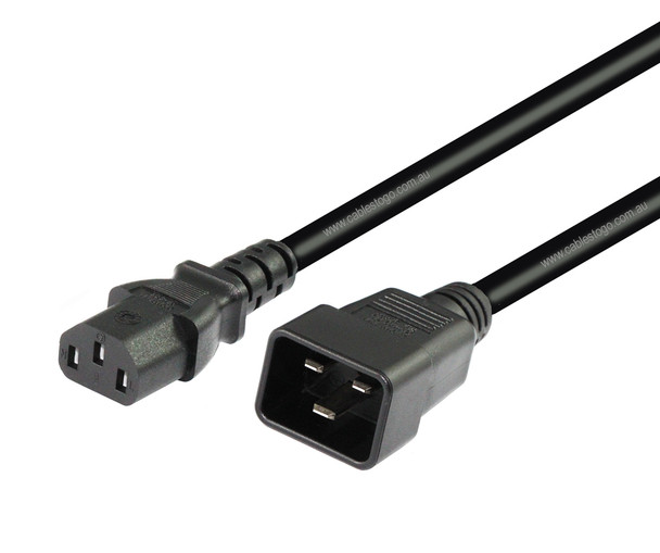 3M IEC C13 to IEC C20 Power Cable