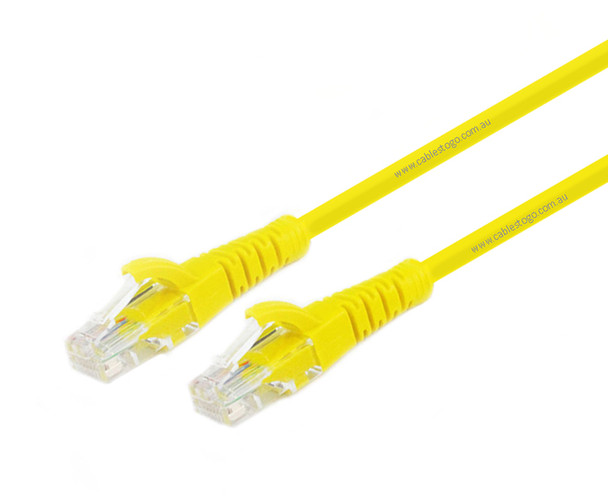 0.5M CAT5E UTP Patch cable in Yellow