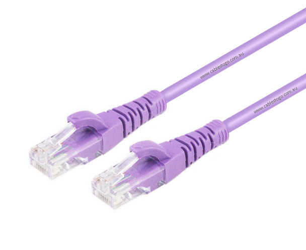 1.5M CAT5E UTP Patch cable in Purple