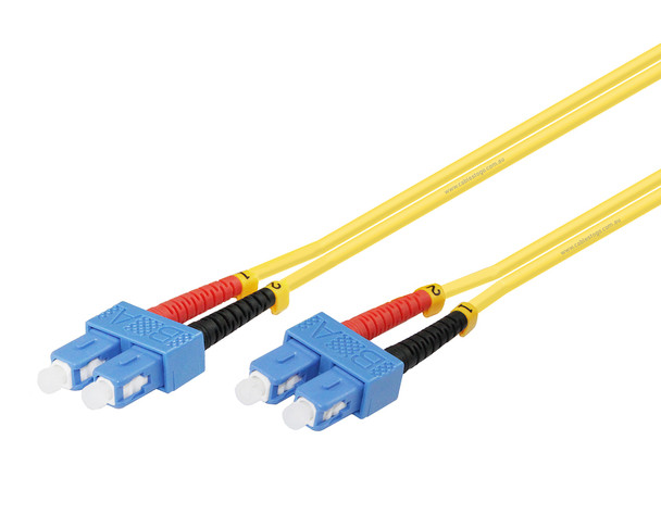 3M SC to SC Singlemode OS2/OS1 Duplex Fibre Patch Cable in Yellow