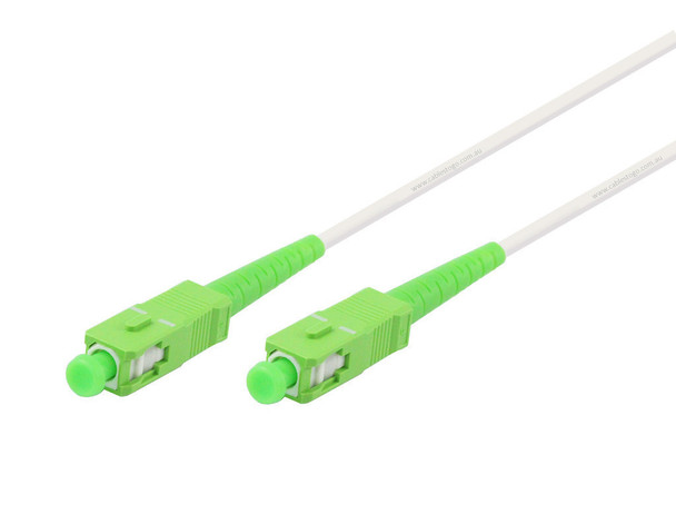 60M SCA-SCA OS2 9/125 Singlemode Simplex Fibre Patch Cable for NBN