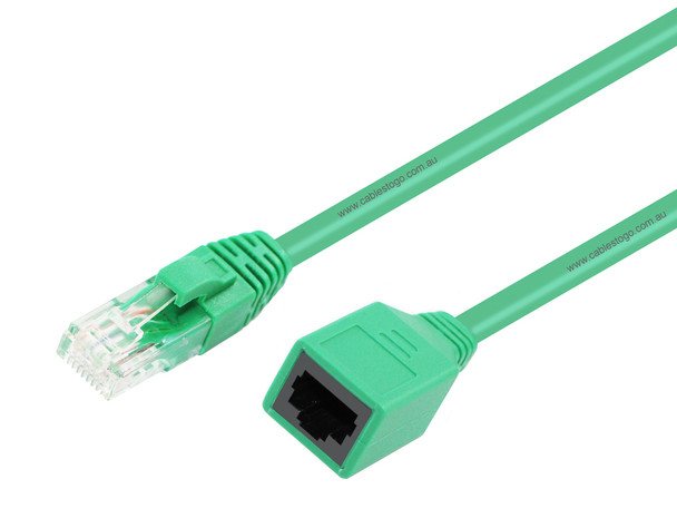 2M CAT6 UTP Extension cable in Green