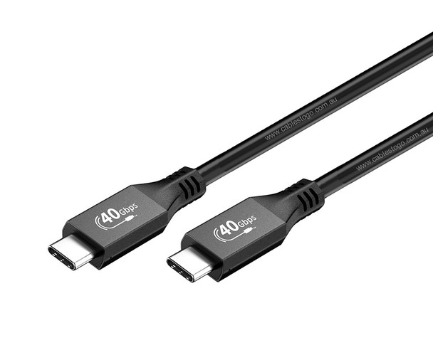 0.5M USB4 V1.0 Cable supports 40Gb, 100W, 8K@60Hz Video