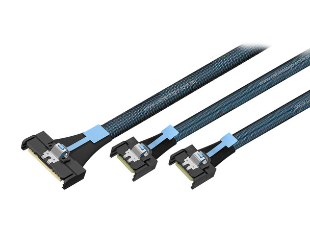 50CM MCIO8X to 2 x MCIO4X Cable