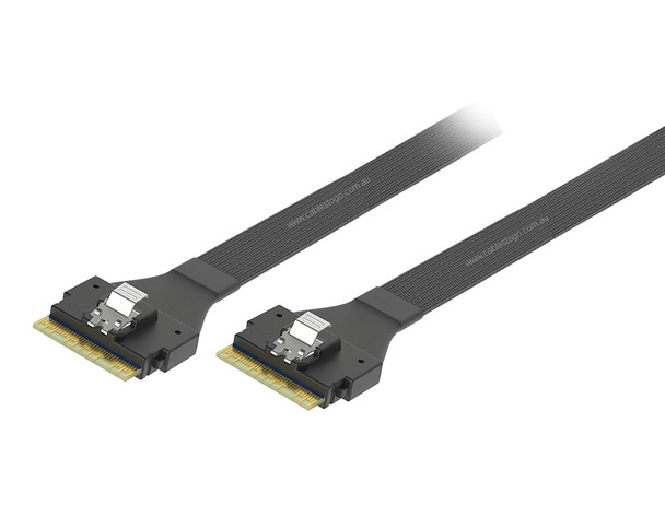 50CM Slim Line SAS SFF-8654 8i 74pin to SFF-8654 8i 74pin Cable