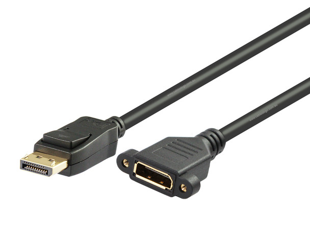 0.85M Displayport Panel Mount Cable