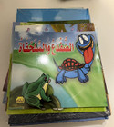 Front cover image of the book "The Frog and the Turtle كل يوم حكاية الضفدع و السلحفاه", published by Dar Al-Hussam (دار الحسام)