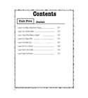 Muslim Sprouts Level B table of contents featuring Ibadah lessons for preschool children