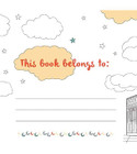 Personalized ownership page from Masjids Around the World Adult Coloring Book