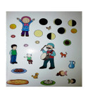 Ramadan and Fasting Activity Book colorful Ramadan themed reusable sticker sheet