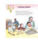 Its Ramadan, Curious George inside page showing George preparing for Ramadan with Kareem's family