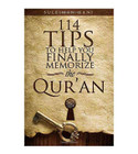 114 Tips to Help You Finally Memorize the Quran book cover by Suleiman b. Hani