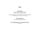 Dedication page from Like Glue by Dr. Halim Naeem and Zarinah El-Amin Naeem