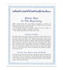 Sample page from The Prophets explaining the beginning of creation and the angels