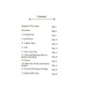 Contents page of Parables of the Qur'aan showing Qur'anic parable topics