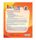 ICO Islamic Studies Grade 1 Part 2 back cover with curriculum overview and course information