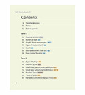 Safar Islamic Studies Textbook 5 contents page featuring Islamic studies topics and lesson plan