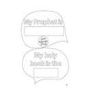 Safar Islamic Studies Workbook 1 prophet and holy book matching activity page