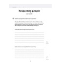 Safar Islamic Studies Workbook 3 Respecting People advanced worksheet