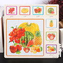 Educatinal Puzzle Game for Kids Wooden Toys; Fruits, Watermelon