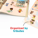 inside page image of the book "The Amazing Islamic History Sticker Book"