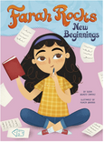 Front cover image of the book "Farah Rocks New Beginnings"
