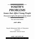 Inside page image of the book  "Youth’s Problems: Issues that Affect Young People", written by Muhammad Salih al-Uthaymeen