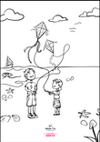 Inside page image of the book "The Little Muslim Coloring Book", written by Green Fig Staff