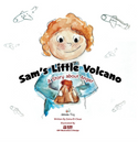 Front cover image of the book "Sam Little Volcano", written by Zeina El-Chaar
