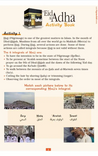 Inside page image of the book "Hajj and Eid Al-Adha Activity Book", written by Green Fig Staff
