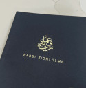 Rabbi Zidni 'Ilma Notebook – Luxe Black Journal for Knowledge & Reflection