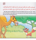 Basel Collaborator Arabic-English story page showing Basel the camel meeting a fox