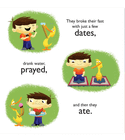 Ilyas & Duck Ramadan Joy interior page about breaking the fast with dates, water and prayer