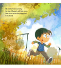 I Believe in Allah children's book ownership page with giraffe illustration