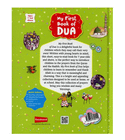 My First Book of Dua Goodword back cover with book features