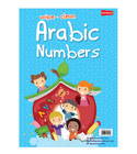 Wipe-Clean Arabic Numbers reusable Arabic number writing book for kids