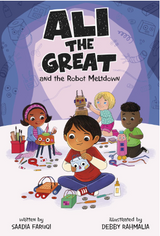Front cover image of the book "Ali the Great and the Robot Meltdown"