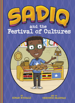 Front cover image of the book "Sadiq and the Festival of Cultures"