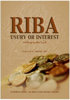 Front cover image of the book "Riba: Usury or Interest written by Imtiaz Ali"