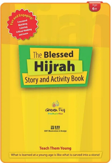 Front cover image of the book "The Blessed Hijrah Story & Activity Book", written by Green Fig Staff