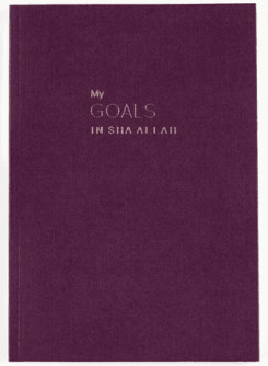 My Goals INSHAALLAH- Rose Gold Hot Foiled Notebook