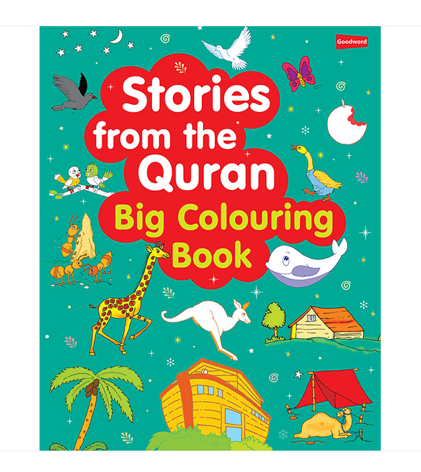 Front cover image of the book Stories From The Quran Big Coloring Book