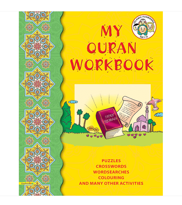 Front cover image of the book My Holy Qur'an Workbook