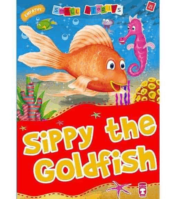 Sippy the Goldfish children's story book cover by Nalan Aktas Sonmez