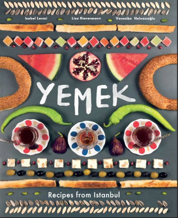 Front cover image of the book "Yemek", written by Isabel Lezmi