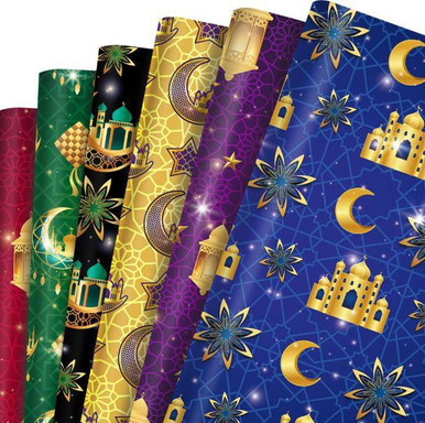 Eid Mubarak Gift Wrap – Festive Wrapping Paper Sheets for Special Celebrations